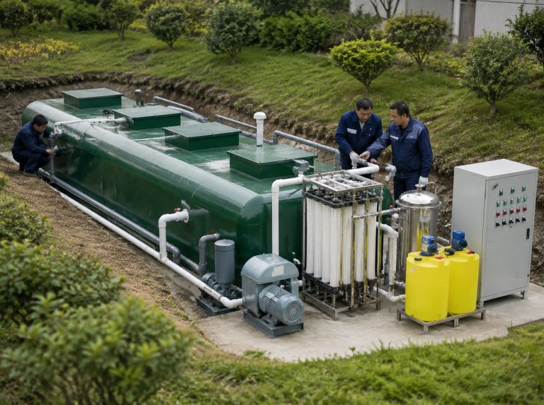 南岗区地埋式AAO/MBR生活污水处理设备